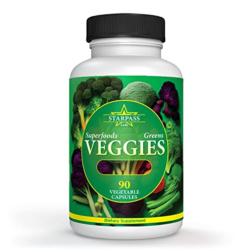 Vegetarian Balance of Superfoods Reds Fruits and Greens | Vegan Vegetables Fruits and Veggie | Natural Balance of 90 Fruits, 90 Veggies Capsules for Men, Women and Kids | Nature Vitamins and Minerals