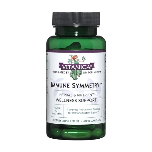 Vitanica Immune Symmetry, Immune Support, Vegan, 60 Capsules