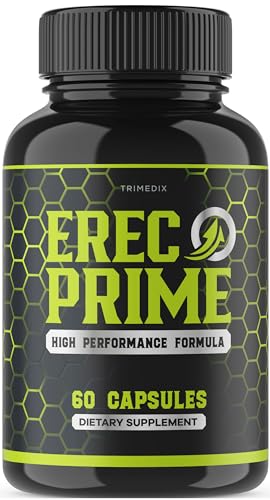 ErecPrime Advance Formula, Erec Prime Pills Male Strength Formula, New ErecPrime Dietary Supplement, ErecPrime Capsules, ErecPrime Vegan for Men, for 30 Days.