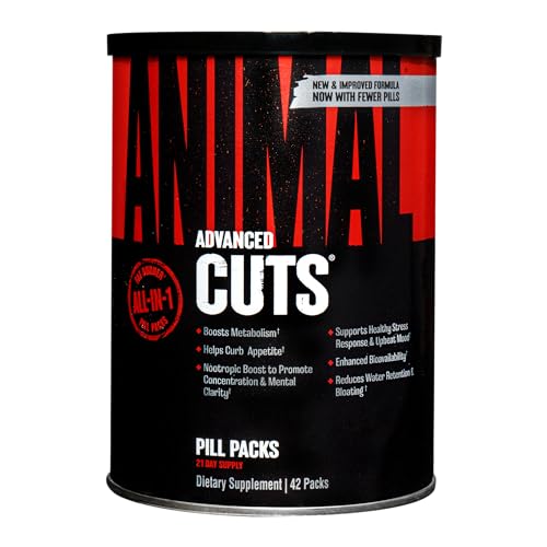 Animal Cuts Thermogenic Fat Burner - Nootropic Weight Loss Management Diet Pills for Men and Women for Focus and Brain Support with Ketones