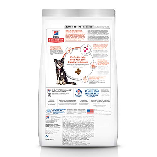 Hill's Science Diet Adult Dry Dog Food, Small Bites, Perfect Digestion, Chicken Recipe, 12 lb. Bag (Packaging may vary)