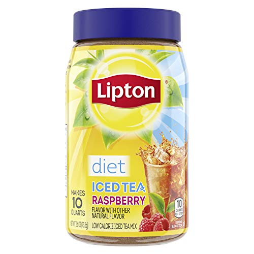 Lipton Diet Iced Tea Mix, Raspberry, 10 qt