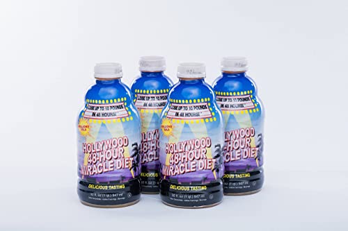 Hollywood 48-Hour Miracle Diet - The Original Juice Cleanse (Pack of 4)