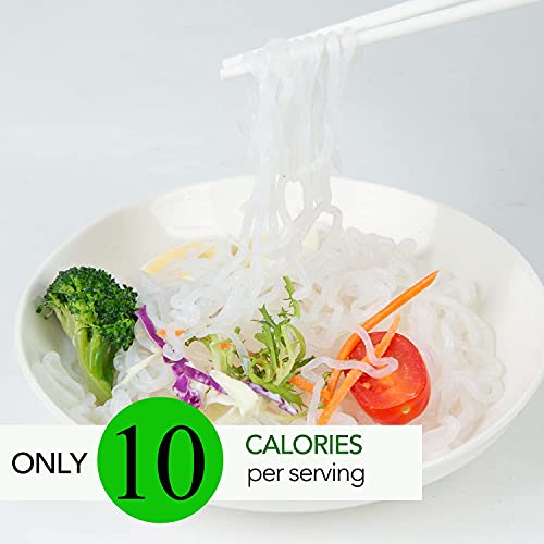 (Pack of 6) DIET COOKER Premium Konjac Noodles, Shirataki Noodle, Keto & Vegan Friendly, Odor Free, Low Calorie Pasta, Zero Net Carbs, Healthy Diet Food 9.52 Ounce (Spaghetti)