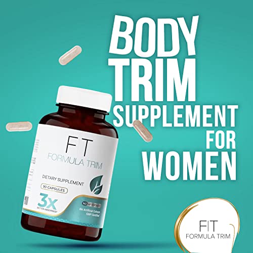 Formula Trim | Body Trim & Appetite Control Supplement | Certified Organic Metabolic Regulator for Women | Plant-Based Dietary Supplement | Improves Digestion & Reduces Cravings | 30-Day Supply