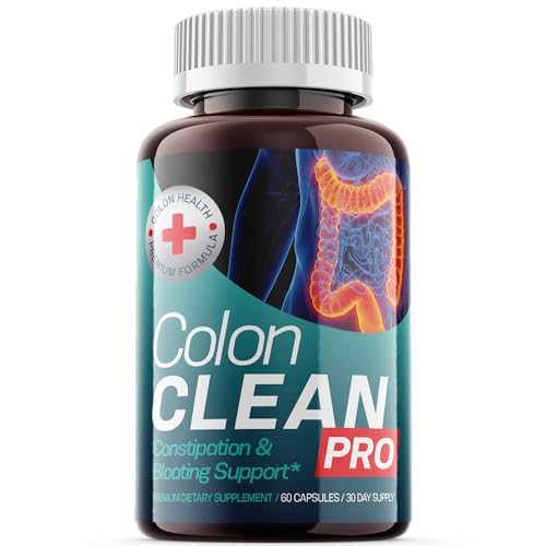 Colon Clean Pro, Colon Clean Pro Pills, Colon Clean Pro Capsules, Colon Clean Pro Supplement, Colon Clean ProConstipation and Bloating Support, Colon Clean Pro Advanced Formula (60 Capsules)