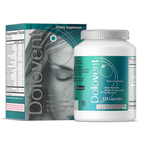 Linpharma Dolovent Magnesium, B2, CoQ10 Dietary Supplement for Brain Health- 1 Bottle