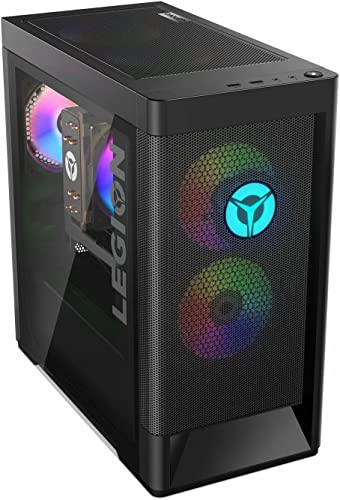 Lenovo Legion T5 Gamer Desktop Computer (NVIDIA GeForce RTX 2060 12GB, AMD 8-Core Ryzen 7 7700X Processor (Beats i7-12700K), 32GB DDR5 RAM, 512GB NVMe SSD + 2TB HDD, Windows 11 Home) w/Gaming Bundle