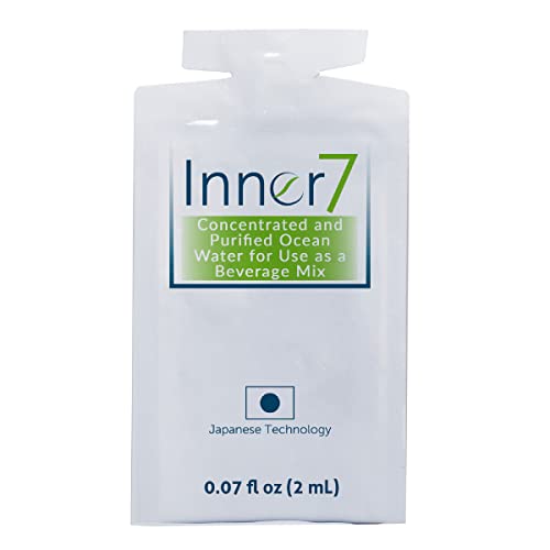 Sanki Global Inner7 Dietary Supplements, Japanese Product for ph Balance with Purified Water from The Sea- Main 1.8 fl oz (54 ml), 27 Packets of 0.07 fl oz Each (2 ml)