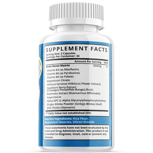 Remind Solution Advanced Nootropic Brain Supplement Pills (1 Pack)