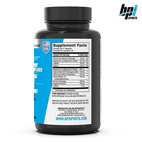 BPI Sports Keto Weight Loss Elite - Burn Fat for Fuel. Control Appetite, Increased Energy, and Mental Focus - Men, Women, 30 Serving