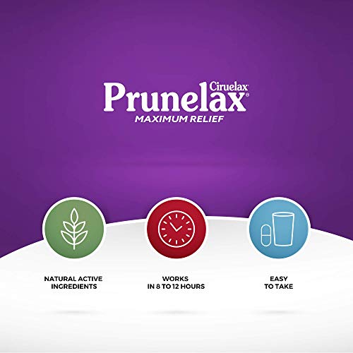 Prunelax Ciruelax Maximum Relief Natural Laxative for Occasional Constipation, 100 Tablets