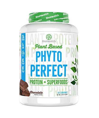 Phyto Perfect Chocolate (2lb) | Vegan Protein Plus Superfoods | Protein Plus Organic Veggies and Organic Fruits