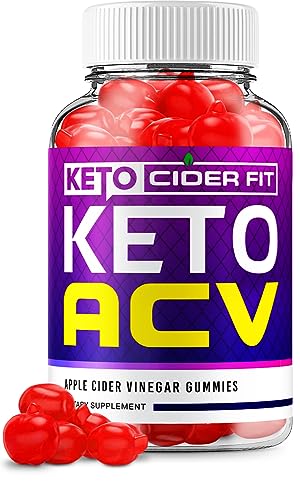 Keto Cider Fit ACV Gummies - Official - Keto CiderFit ACV Advanced Formula Shark Plus Tank Apple Cider Vinegar Dietary Supplement B12 Beet Root Juice Men Women (60 Gummies)