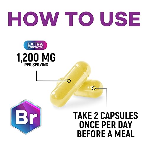 Berberine Supplement 1200mg per Serving - 2 Months Supply - High Absorption Heart Health Support & Immune Support - Berberine Plus - Berberine HCl Supplement Pills, Gluten-Free - 120 Veggie Capsules