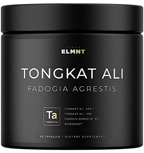 228,000mg 200x Strength Tongkat Ali for Men w. 30x Fadogia Agrestis - 10% Eurycomanone Highest Potency Extract Fadogia Agrestis & Tongkat Ali Supplement for Muslce Growth, Power, Male Performance