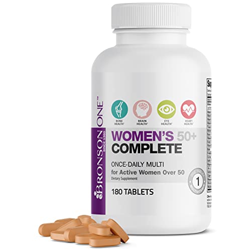 Bronson ONE Daily Women’s 50+ Complete Multivitamin Multimineral, 180 Tablets