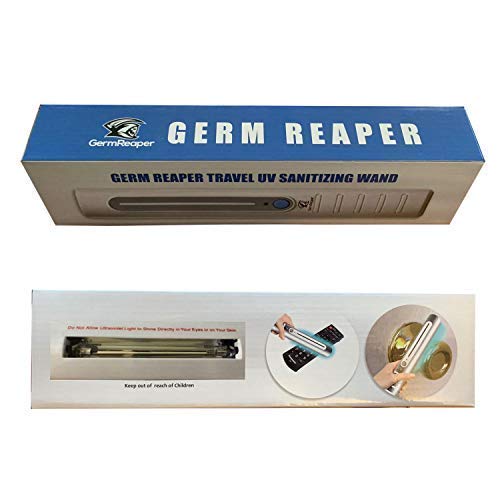 The Germ Reaper - Ultraviolet Light Sanitizer. UV-c Sanitizing Portable - Kills Germs, Bacteria, Mold, and Viruses Effectively - Pack of 1