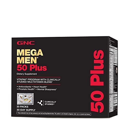 GNC Mega Men 50 Plus Vitapak Program - 30 Vitapaks