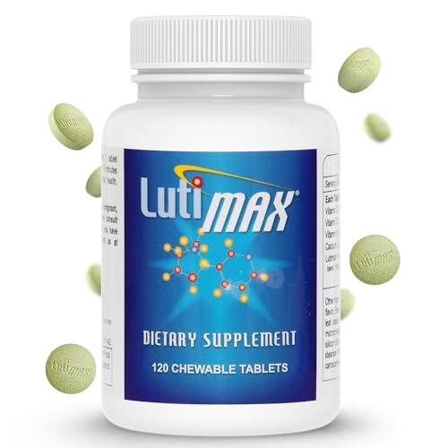 Lutimax Luteolin Complex w/Rutin - Brain Supplement for Mental Health - Bioflavonoids w/Vitamin C, D & E for Joint, Muscle, & Dietary Issues - Antioxidants Supplement w/Immune Support - 120 Tablets