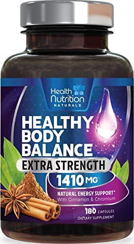 Vegan Multivitamin with Vitamin C, E & Zinc for Immune Health Support, Biotin, Cinnamon, Chromium, Magnesium - 20 Herbs & Vitamins, Daily Balance Nutrition Supplement for Women and Men - 180 Capsules