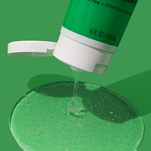 TruSkin Tea Tree Super Facial Cleanser - Acne Treatment with MSM, Chamomile and Vitamin E, 4 fl oz