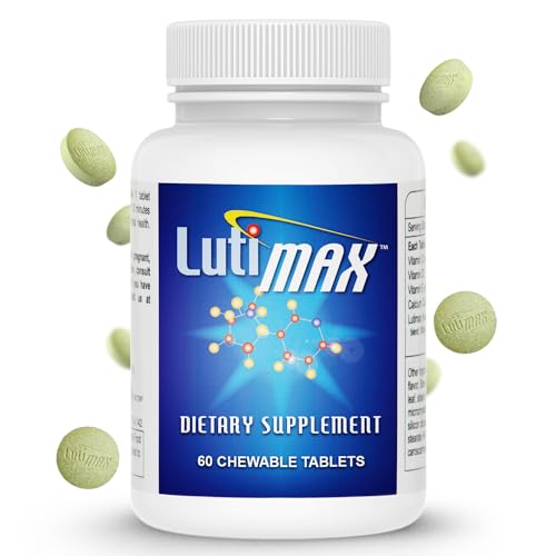 Lutimax Luteolin Complex w/Rutin - Brain Supplement for Mental Health - Bioflavonoids w/Vitamin C, D & E for Joint, Muscle, & Dietary Issues - Antioxidants Supplement w/Immune Support - 60 Tablets