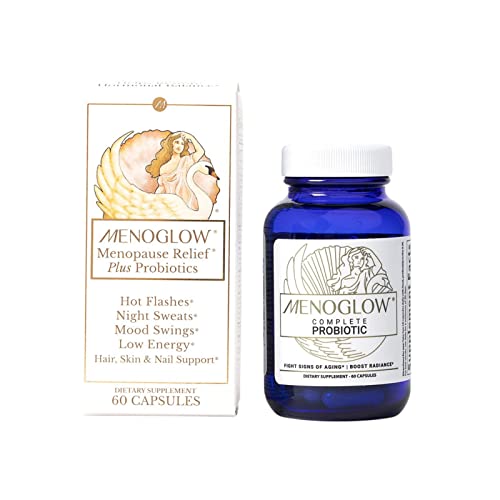 MENOLABS - MenoGlow Dietary Supplement for Menopause Relief That Supports Youthful Skin Nutritional Supplement, Strong Hair & Nails While Helping Symptoms Including Hot Flashes, Gut Health & More