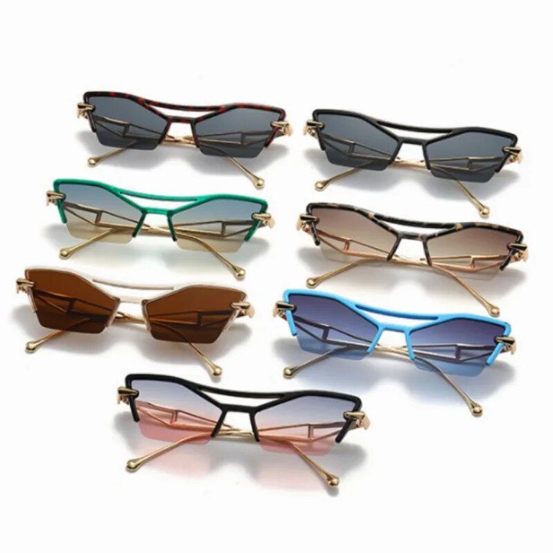 Luxury Retro Cat Eye Sunglasses - UV400 Polarized Eyewear for Men & Women