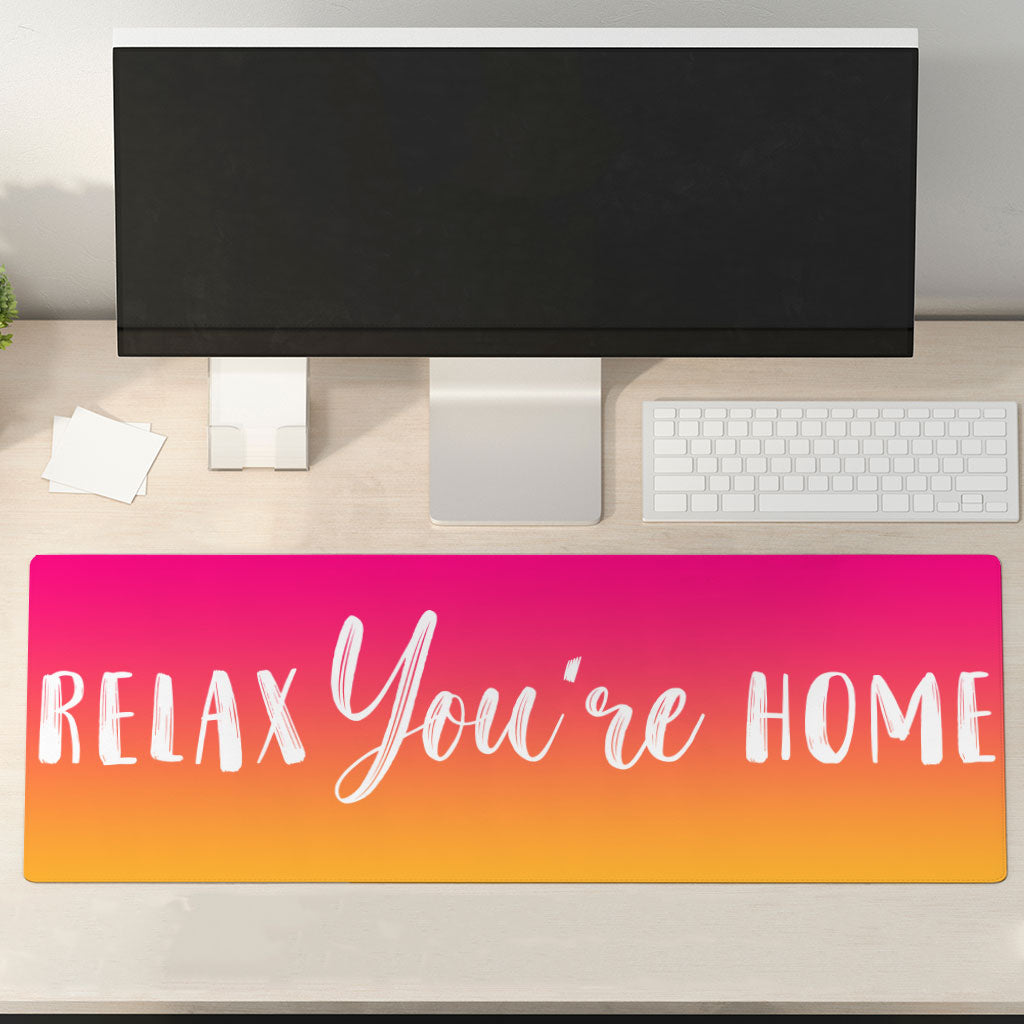 Relax Desk Mat - Best Design Desk Pad - Printed Laptop Desk Mat