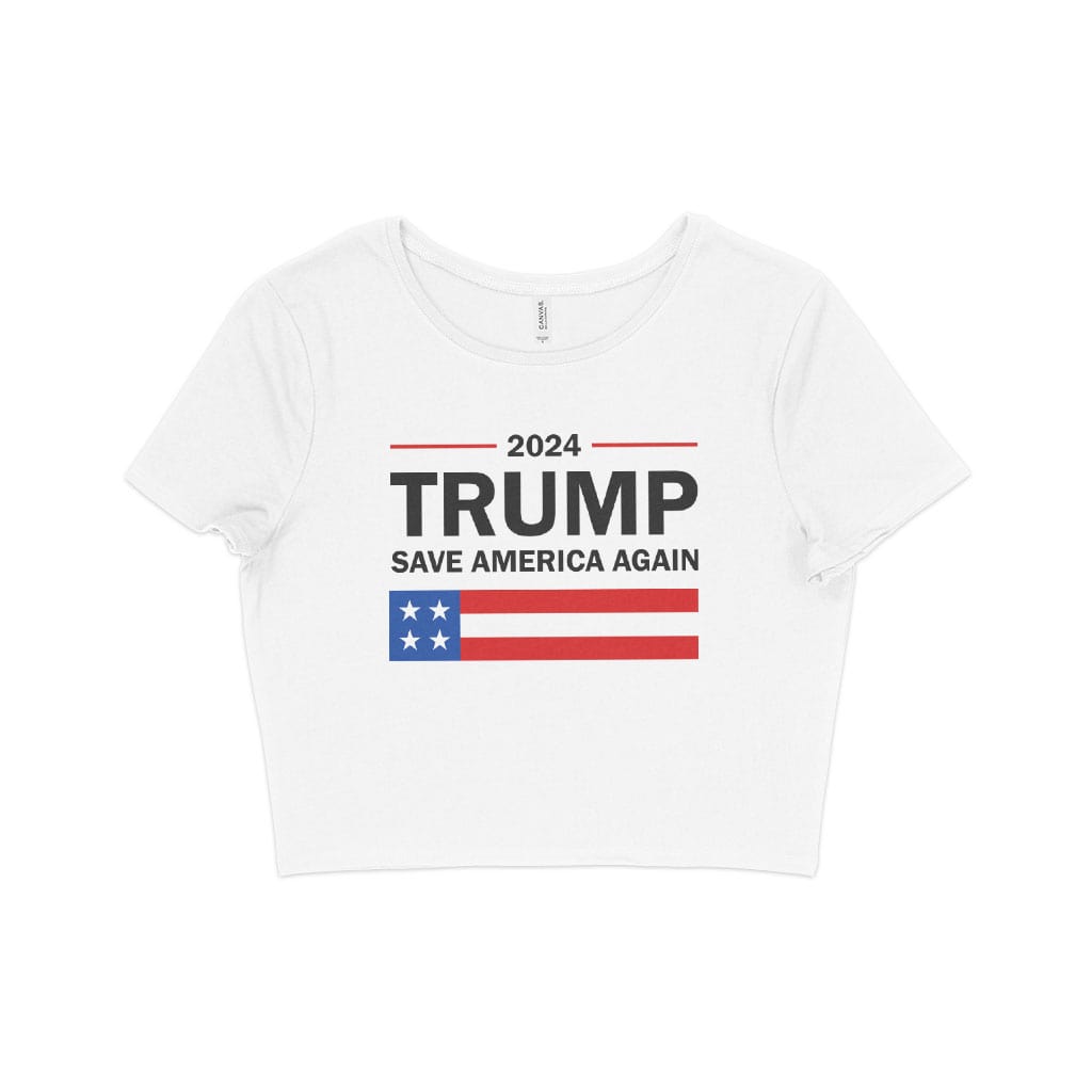 Women's Cropped Trump T-Shirt - Women Trump Merchandise