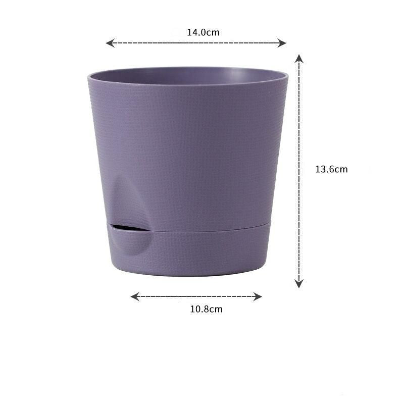 Modern Self-Watering Double Layer Flower Pot for Indoor & Outdoor Decor