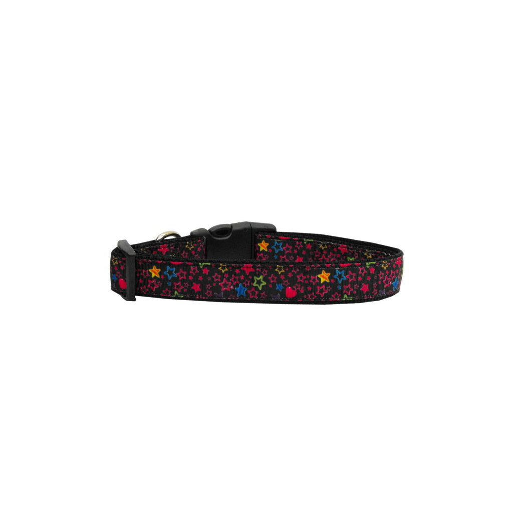 Black Star Nylon Ribbon Collar