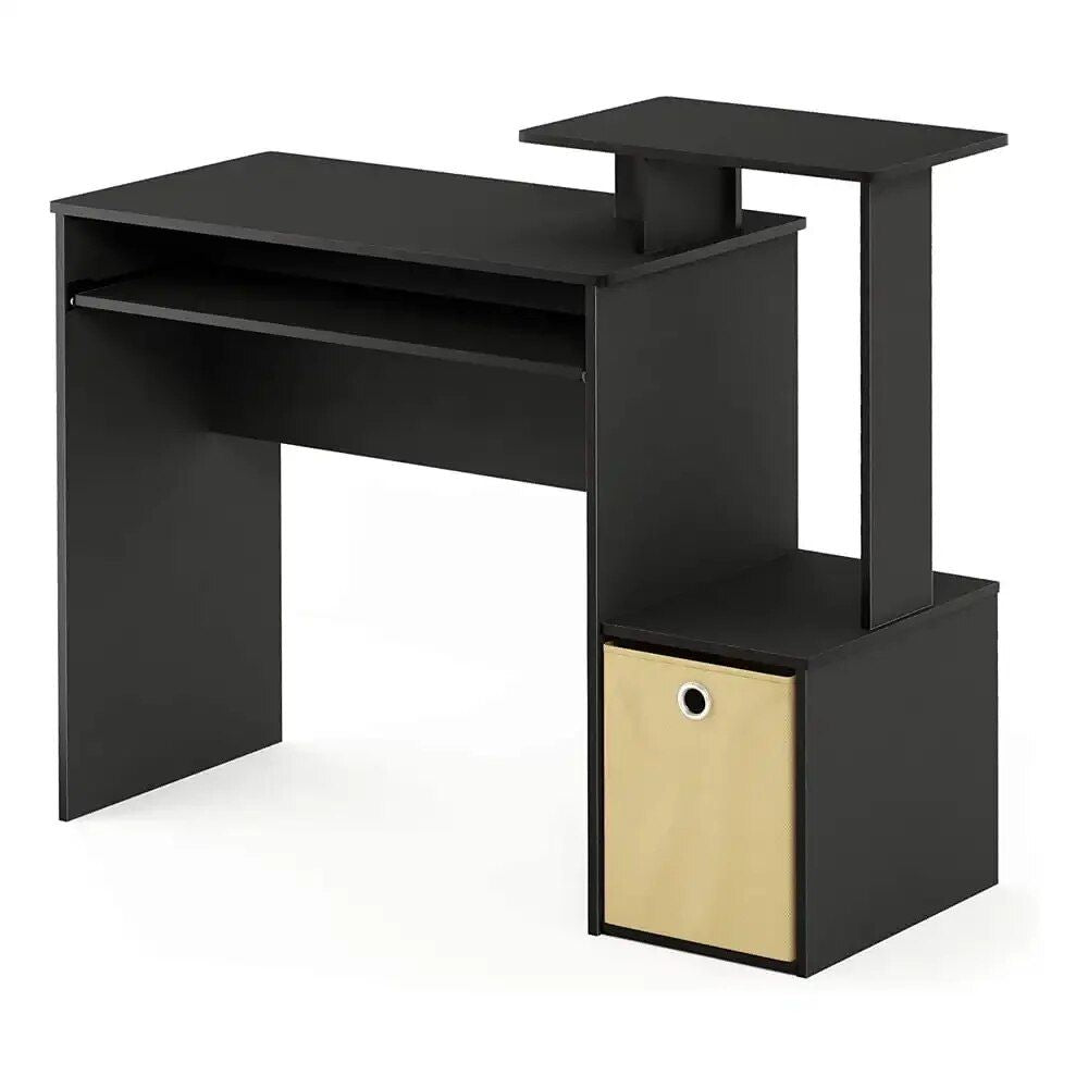 Compact Home Office Computer Desk with Storage Bin