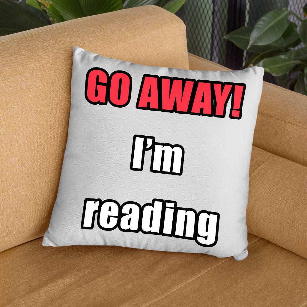 Book Lover Square Pillow Cases - Quote Prints Pillow Covers - Cool Graphic Pillowcases