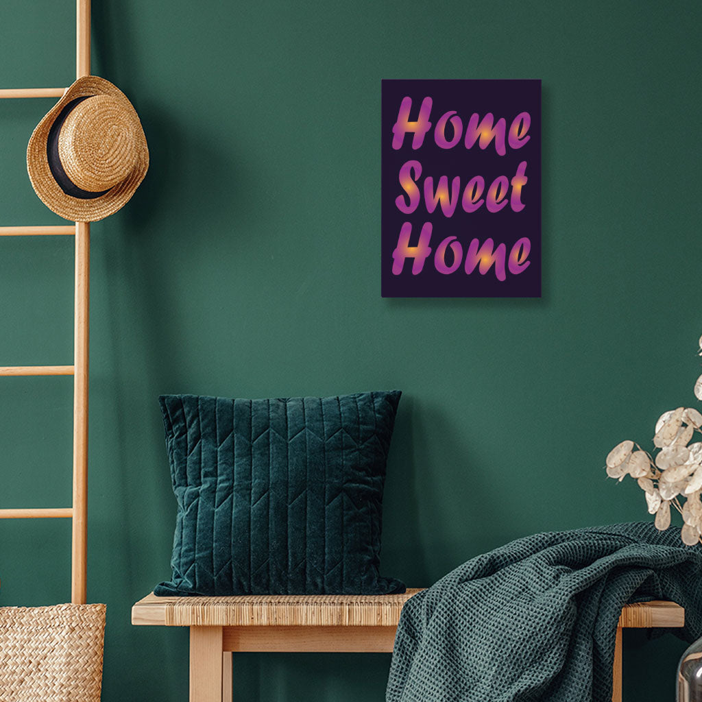 Home Sweet Home Wall Picture - Best Design Stretched Canvas - Printed Wall Art