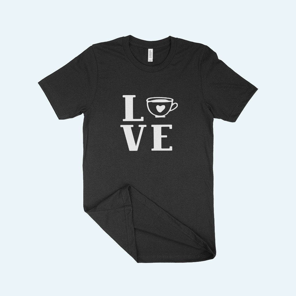 Love Coffee Unisex Jersey T-Shirt Made in USA