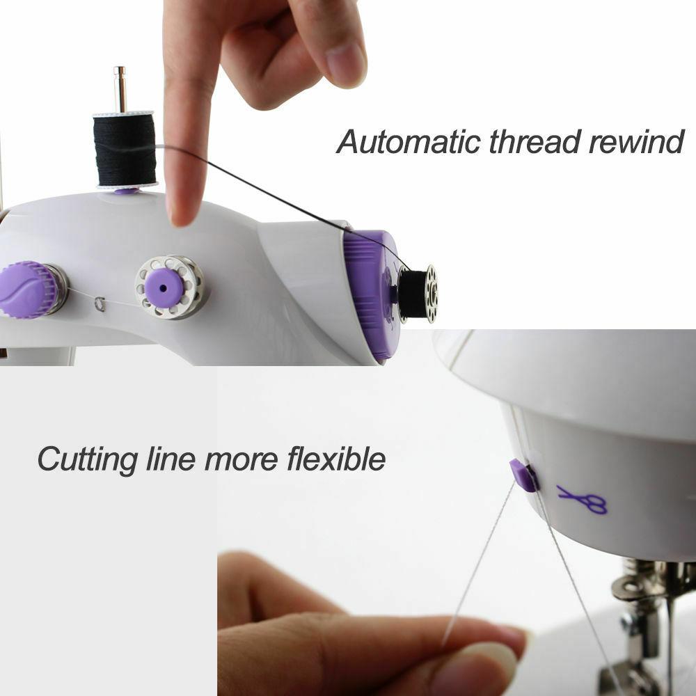 Mini Sewing Machine Electric Portable Crafting Mending Tool SP