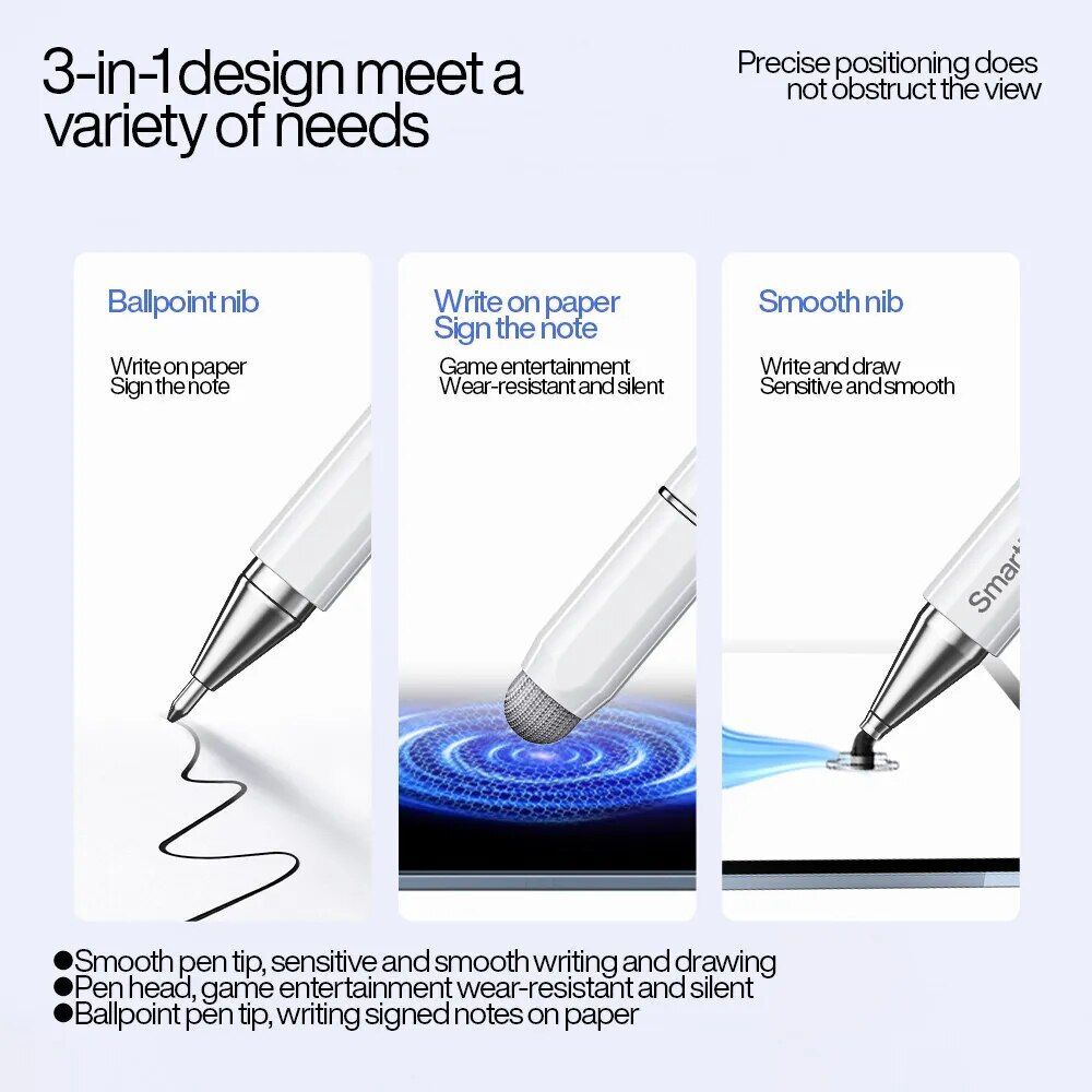 Magnetic Universal Stylus Pen for iPad & Tablets (2022 Edition)