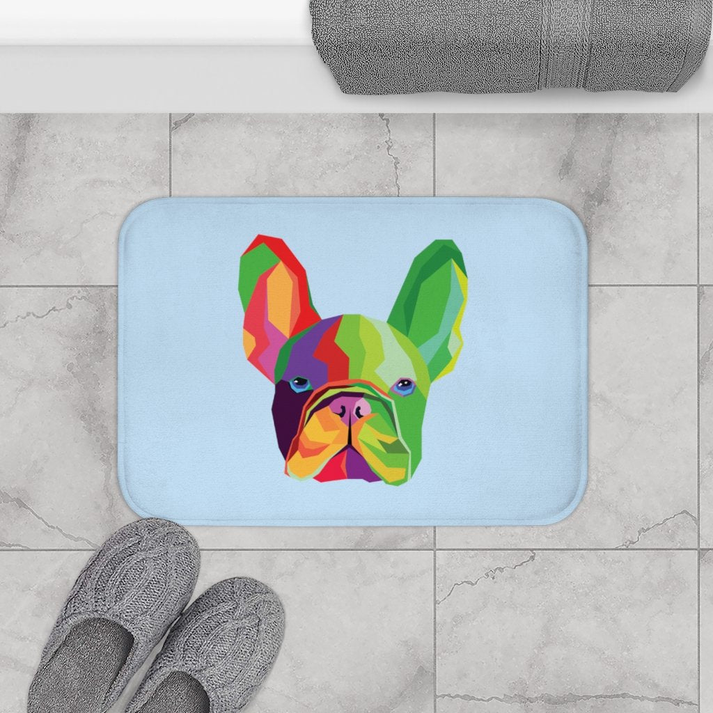 Colorful Dog Bath Mat | Yellow Pandora