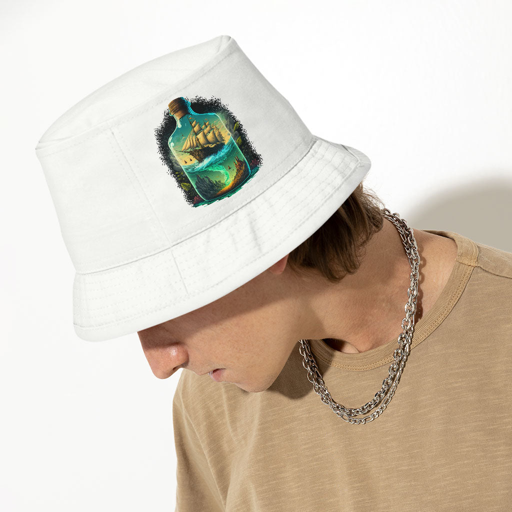 Ship Bucket Hat - Cool Graphic Hat - Best Design Bucket Hat