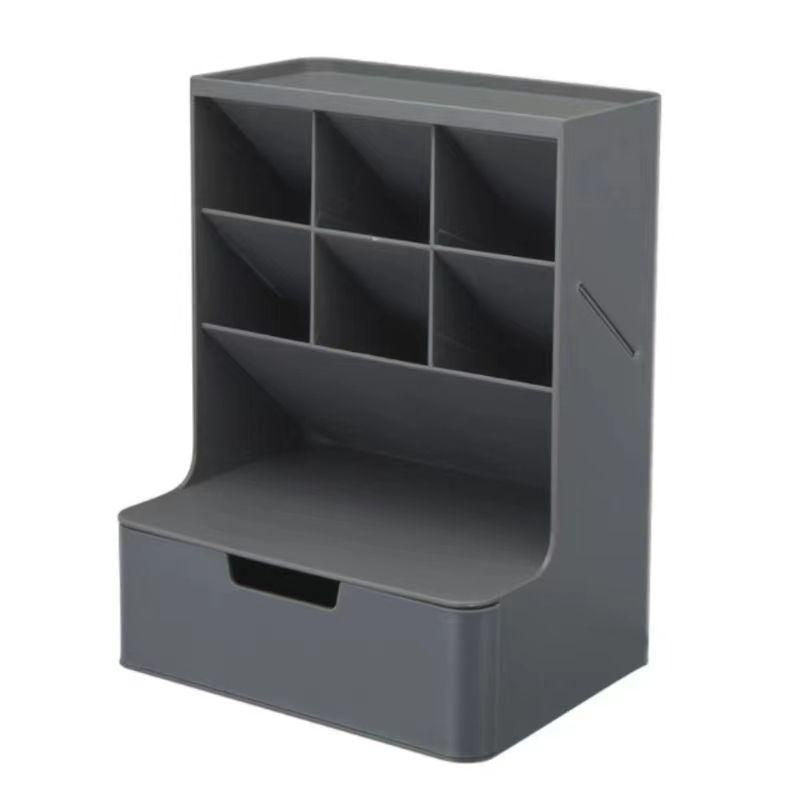 Elegant Desk Organizer: Multi-Functional Office & Cosmetic Storage Rack