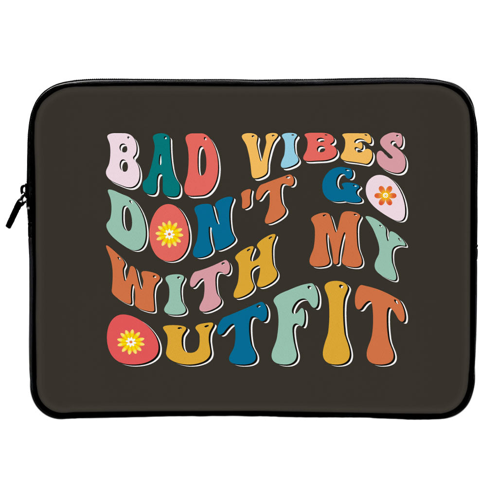 Bad Vibes MacBook Pro 16" Two-Sided Sleeve - Cool Design Laptop Sleeve - Themed MacBook Sleeve