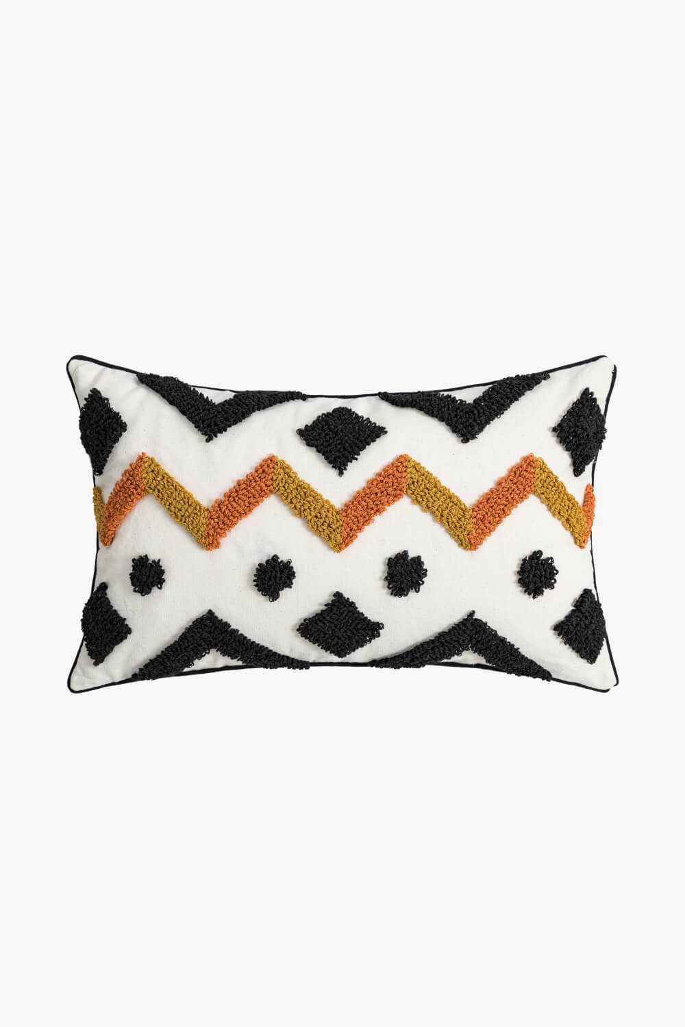 4 Picks Geometric Embroidered Pillow Cover