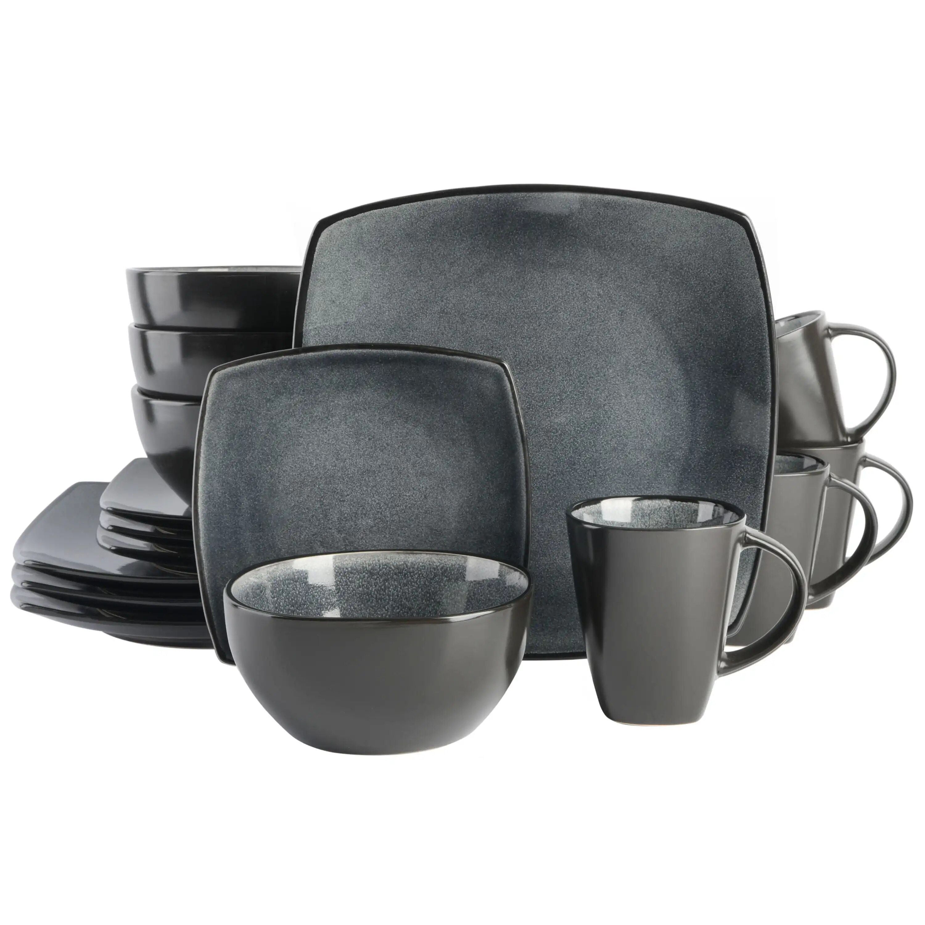 Modern Square 16-Piece Dinnerware Set