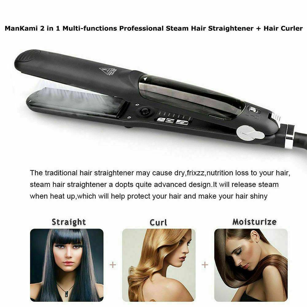 6 Adjustable Modes Hair Straightener Fast Warm-up Ceramic Heating