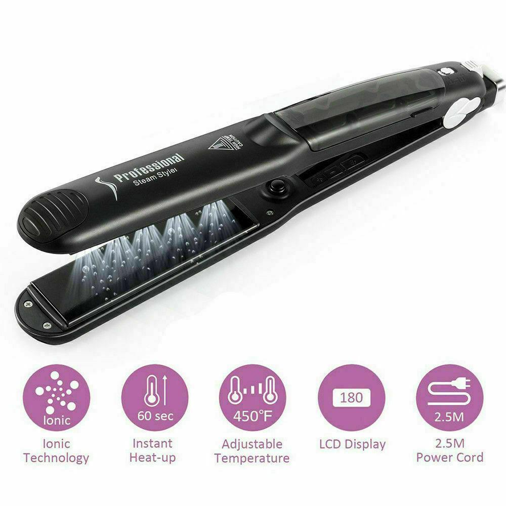 6 Adjustable Modes Hair Straightener Fast Warm-up Ceramic Heating