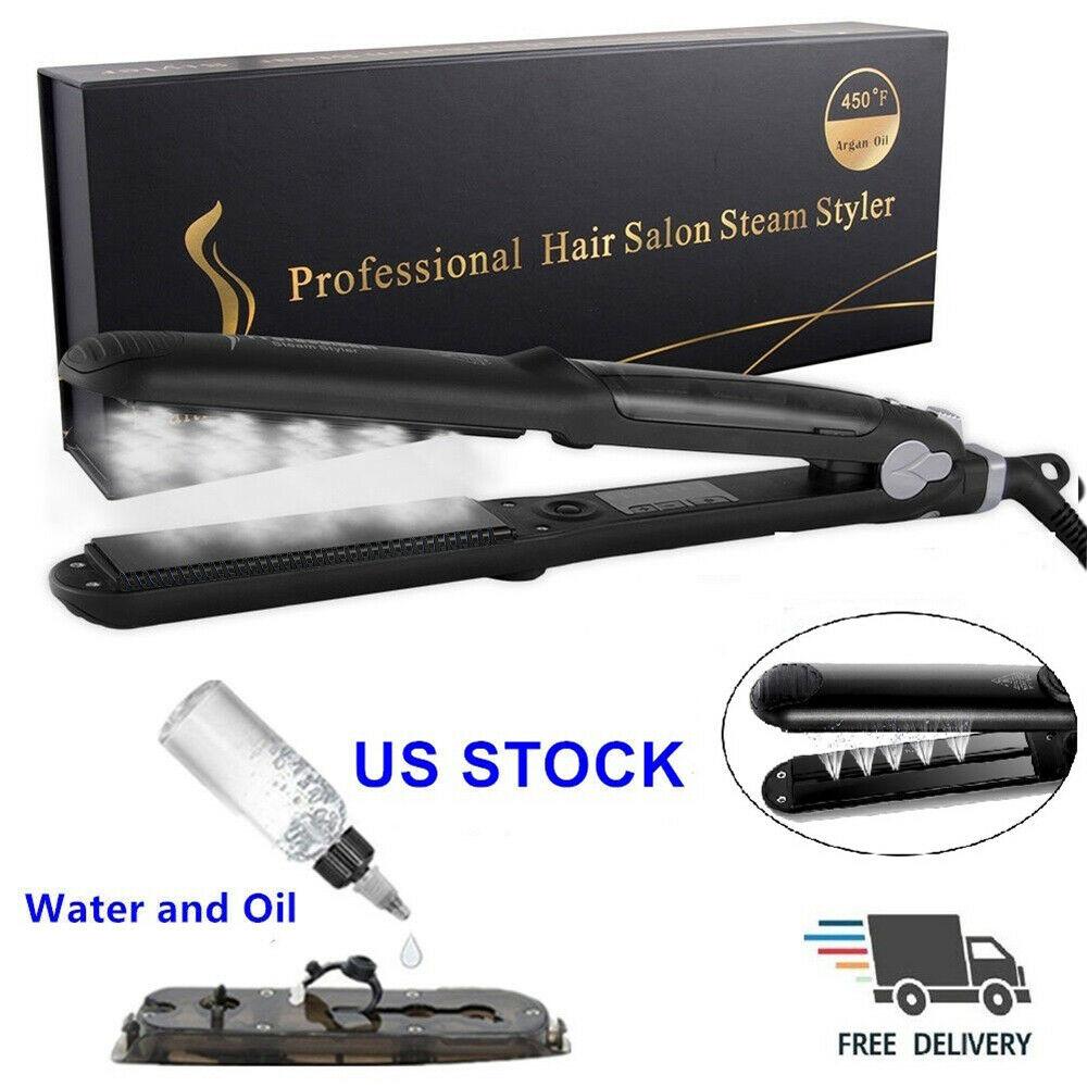 6 Adjustable Modes Hair Straightener Fast Warm-up Ceramic Heating