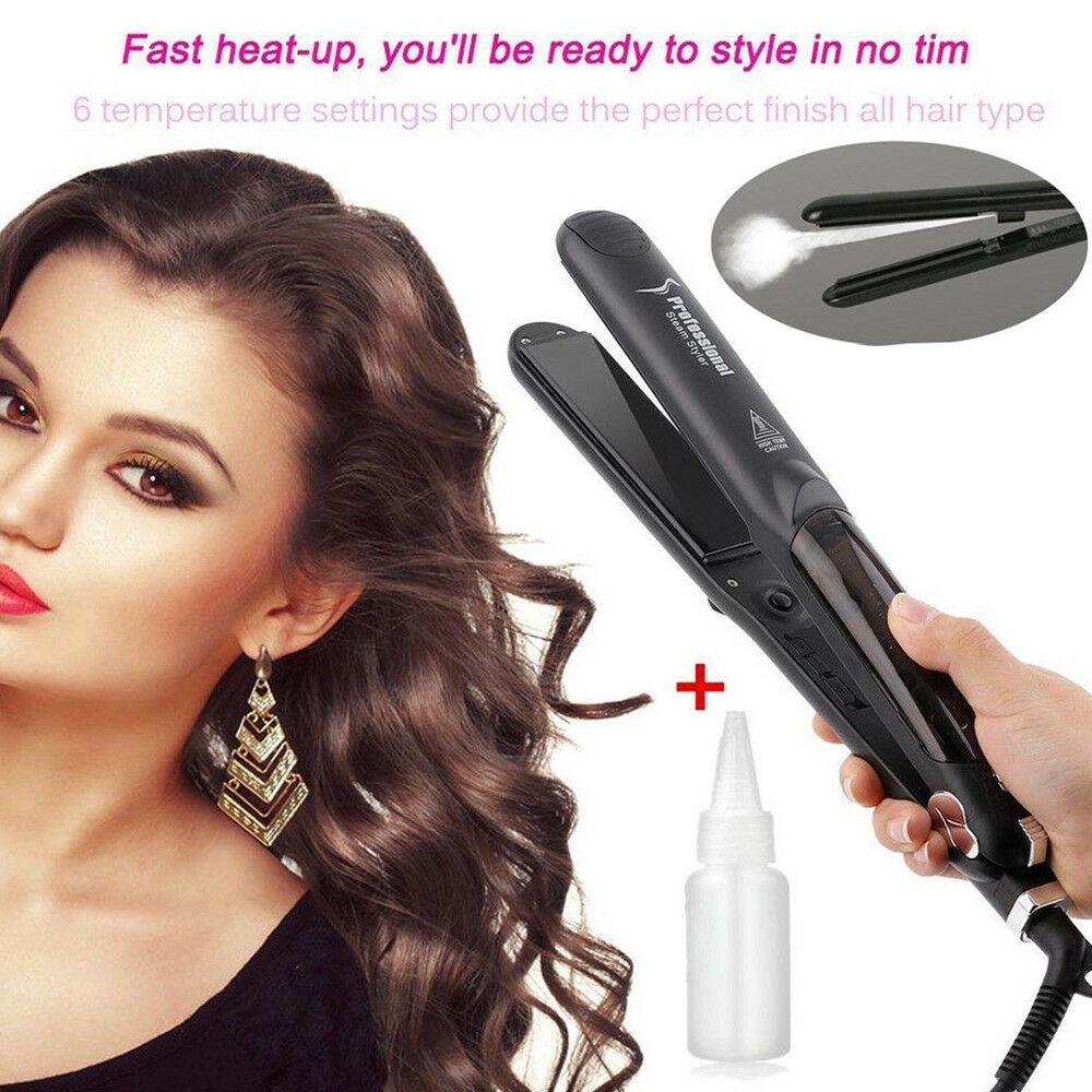 6 Adjustable Modes Hair Straightener Fast Warm-up Ceramic Heating