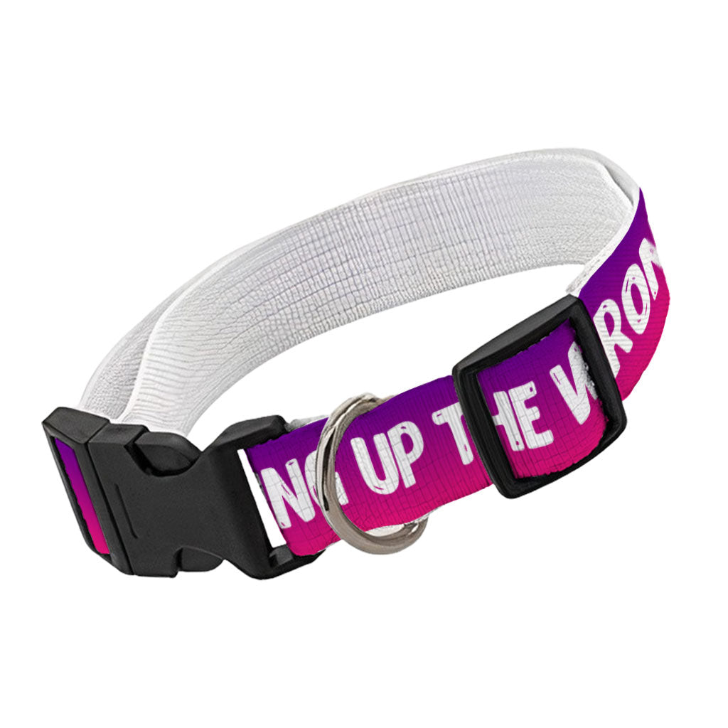 Funny Design Pet Collar - Cool Quotes Dog Collar - Graphic Dog Collar